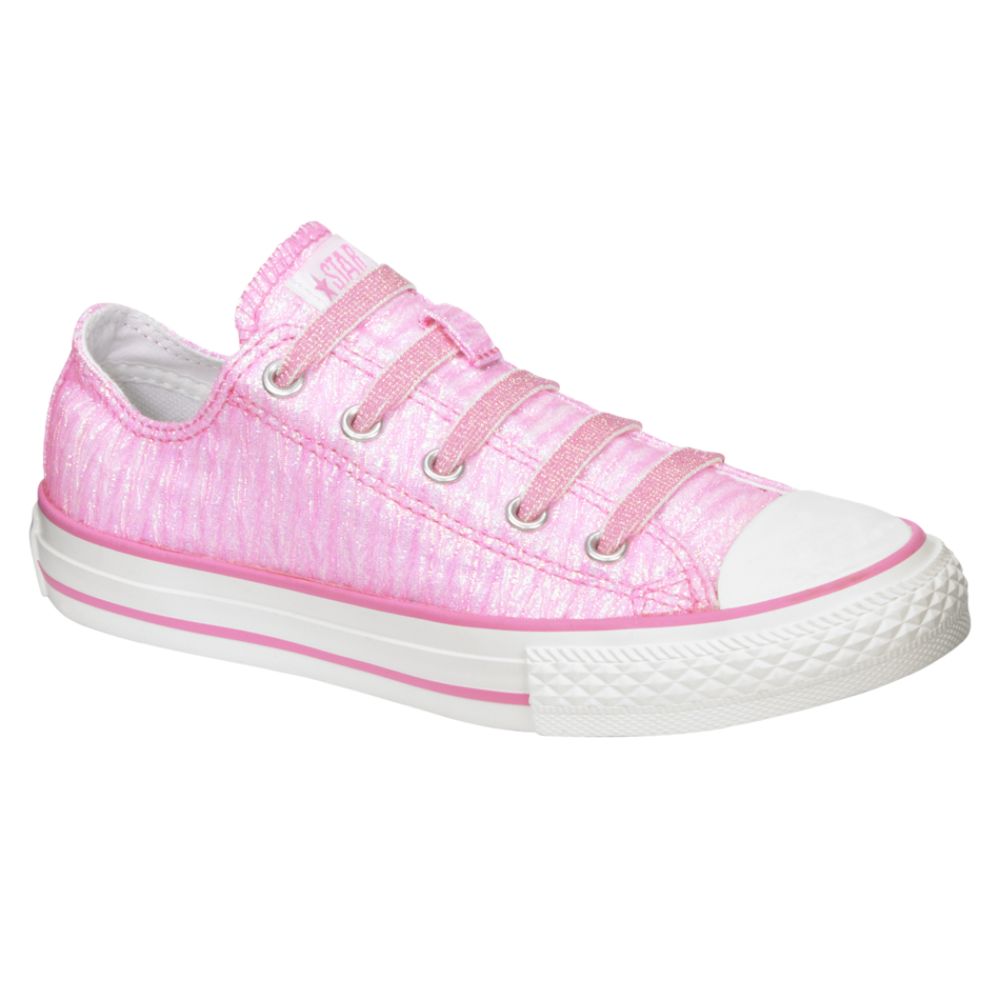   Star  on Converse Girls Chuck Taylor All Star Stretch Lace Oxford Athletic Shoe