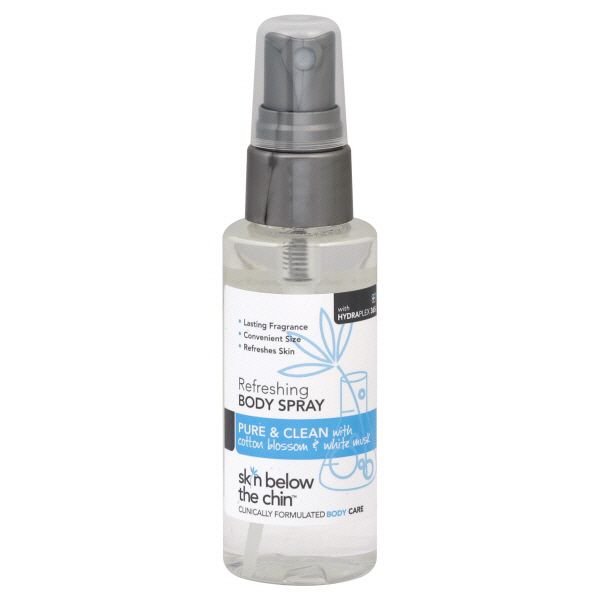 Body Spray, Refreshing, Pure & Clean with Cotton Blossom & White Musk 2 fl oz (59 ml) at Kmart.com