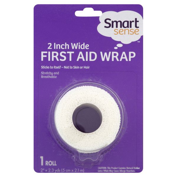 Smart Sense First Aid Wrap - 2 Inch Wide - 1 Roll at Kmart.com