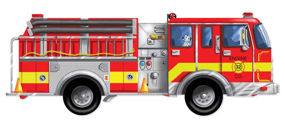 Melissa & Doug Giant Fire Truck Floor (24 pc) at Kmart.com