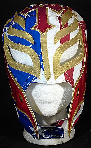 WWE Rey Mysterio - American Flag Mask Kid Size Replica Wrestling Mask