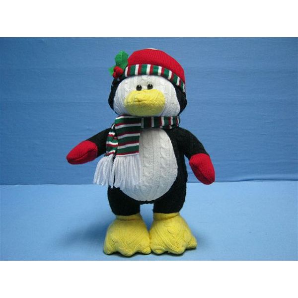 Trim A Home Cable Knit Table Top Penguin