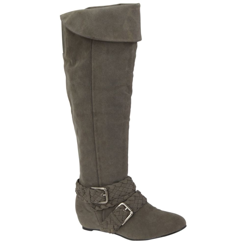 Yoki Women's Lexington Over-The-Knee Boot - Grey at Kmart.com