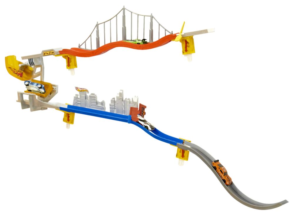 Hot Wheels HOT WHEELS WALL TRACKS DOWNHILL FLIP DROP Set