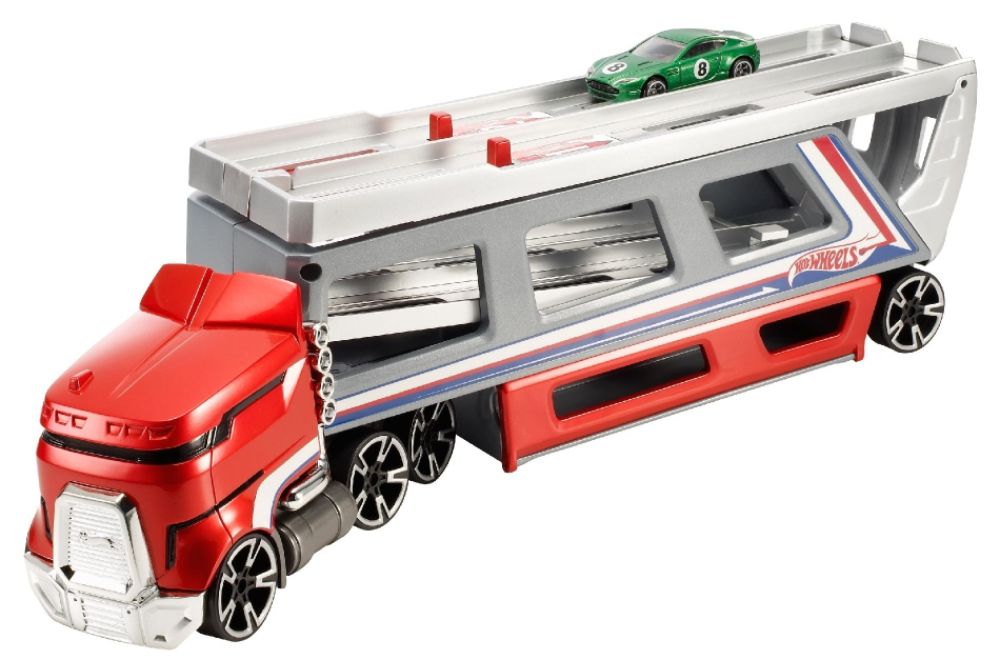 Hot Wheels HOT WHEELS Haul & Race Rig Children's Toys