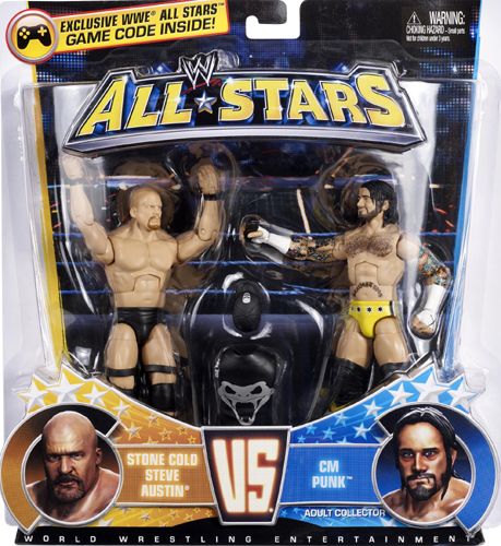 WWE Stone Cold & CM Punk - WWE All Stars 2-Pack Toy Wrestling Action Figures at Kmart.com