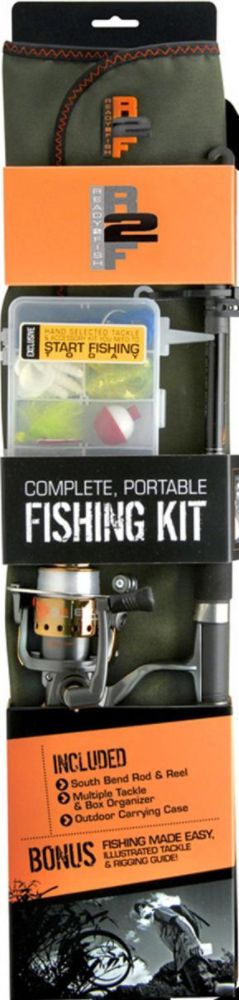Ready 2 Fish Telescopic Spinning Combo W/ Kit