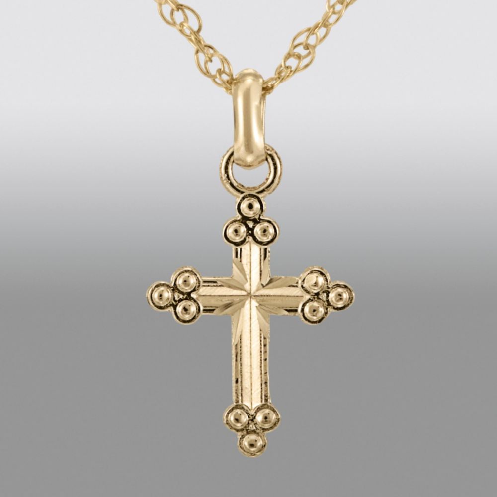 Disney 10k Gold Jewelry of Faith Cross Pendant at Sears.com