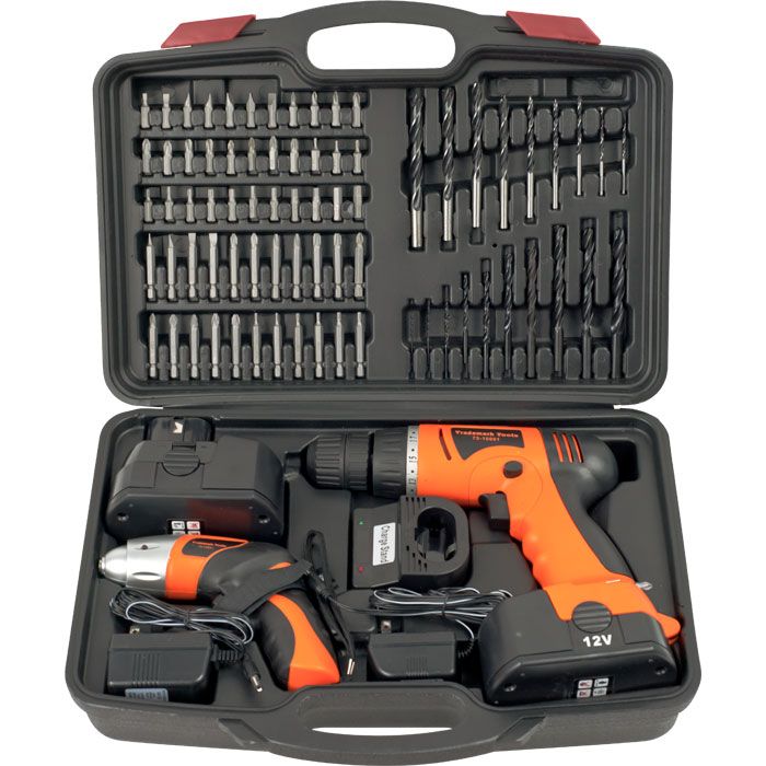Trademark Tools 74 piece Combo Cordless Drill & Driver