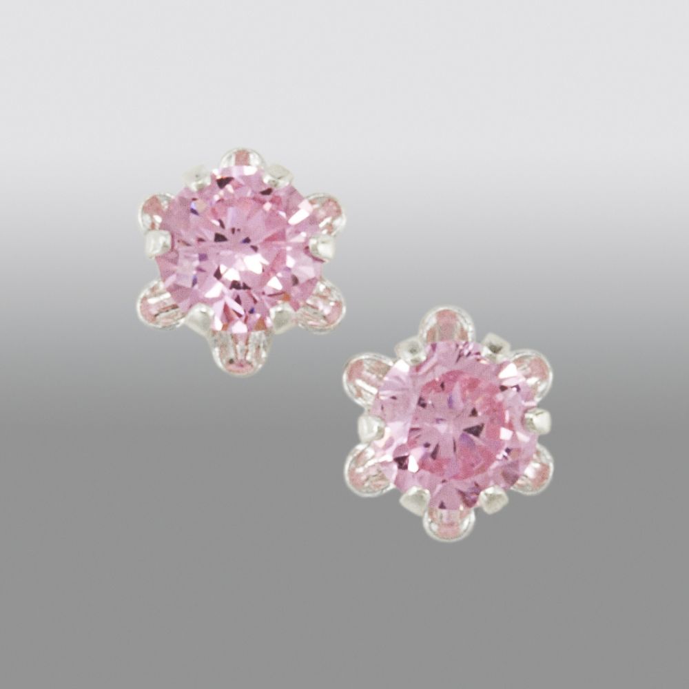Disney Sterling Silver Princess Earrings with