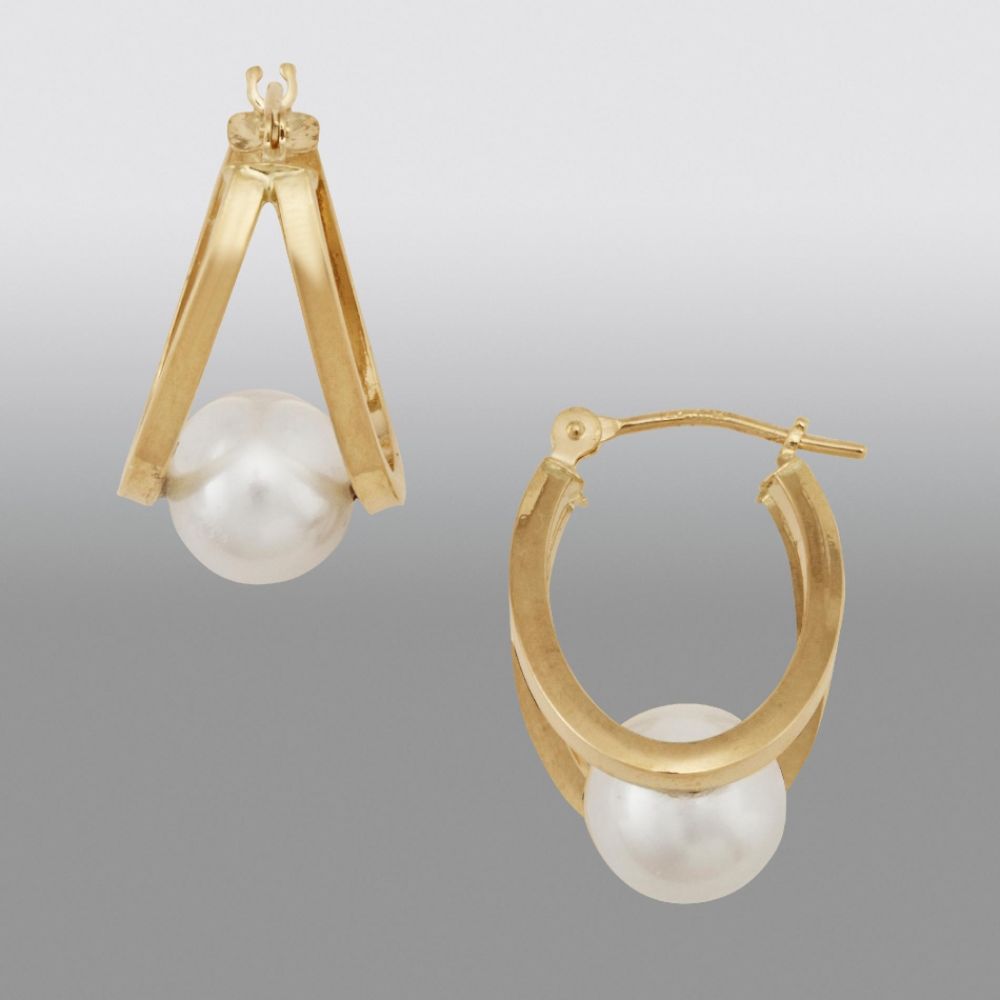Fresh Water Cultured Pearl Earrings at Kmart.com