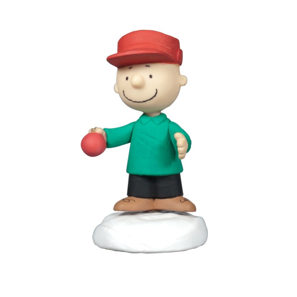 Peanuts Charlie Brown With Ornament Bobble Head Christmas Decoration price decreased by 41%