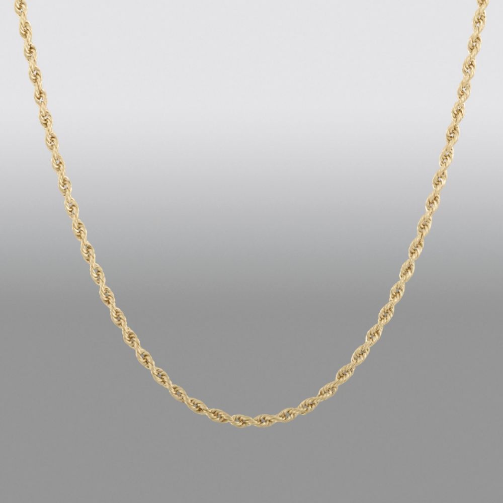 14K Yellow Gold Rope Chain