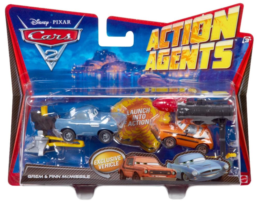 Mattel DISNEY CARS 2 ACTION AGENT DELUXE