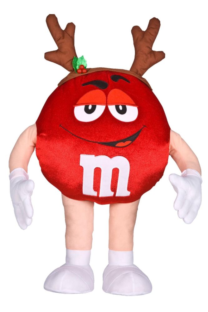 M&M Christmas Porch Greeter - Red