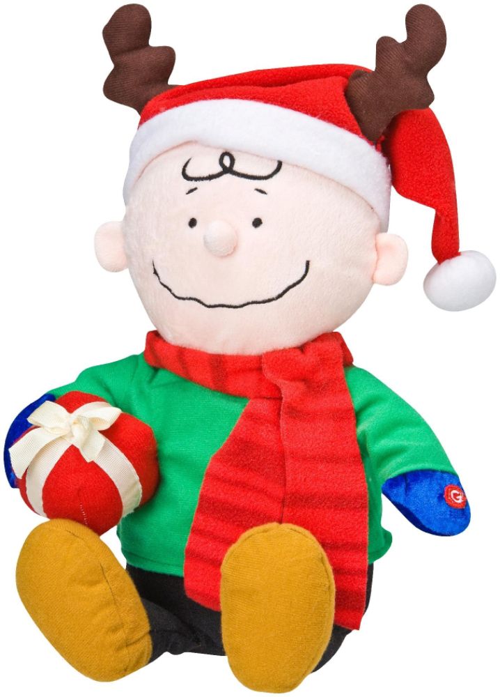 Peanuts 25" Holiday Plush Animated Ear Flapping Charlie Brown Decoration at Kmart.com