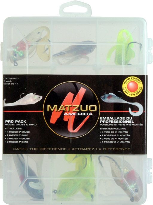 Matzuo Pro Pack Rigged Grubs & Shad at Kmart.com