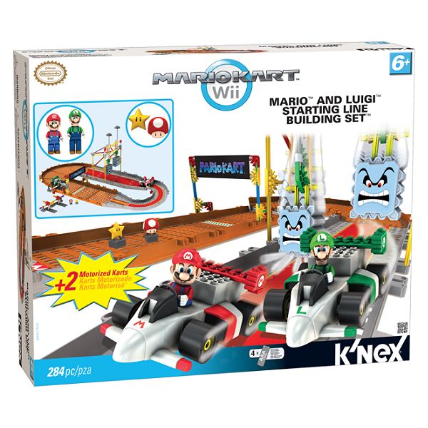 Knex NINTENDO MARIOKART Mario & Luigi at the Starting Line Building Set 