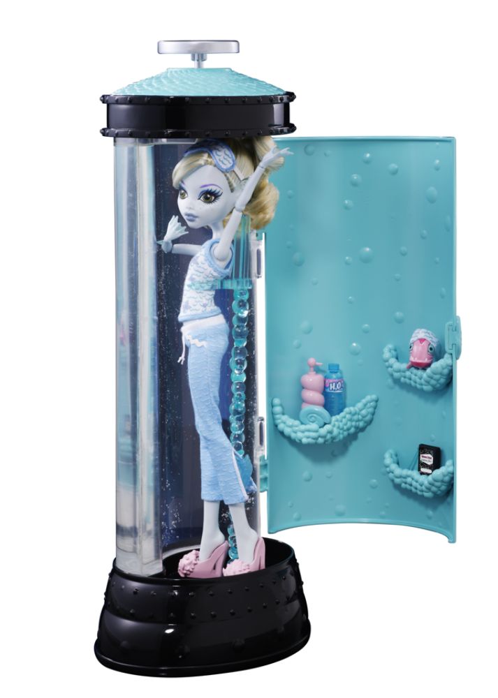 Mattel MONSTER HIGH LAGOONA BLUE HYDRATION STATION AND DOLL