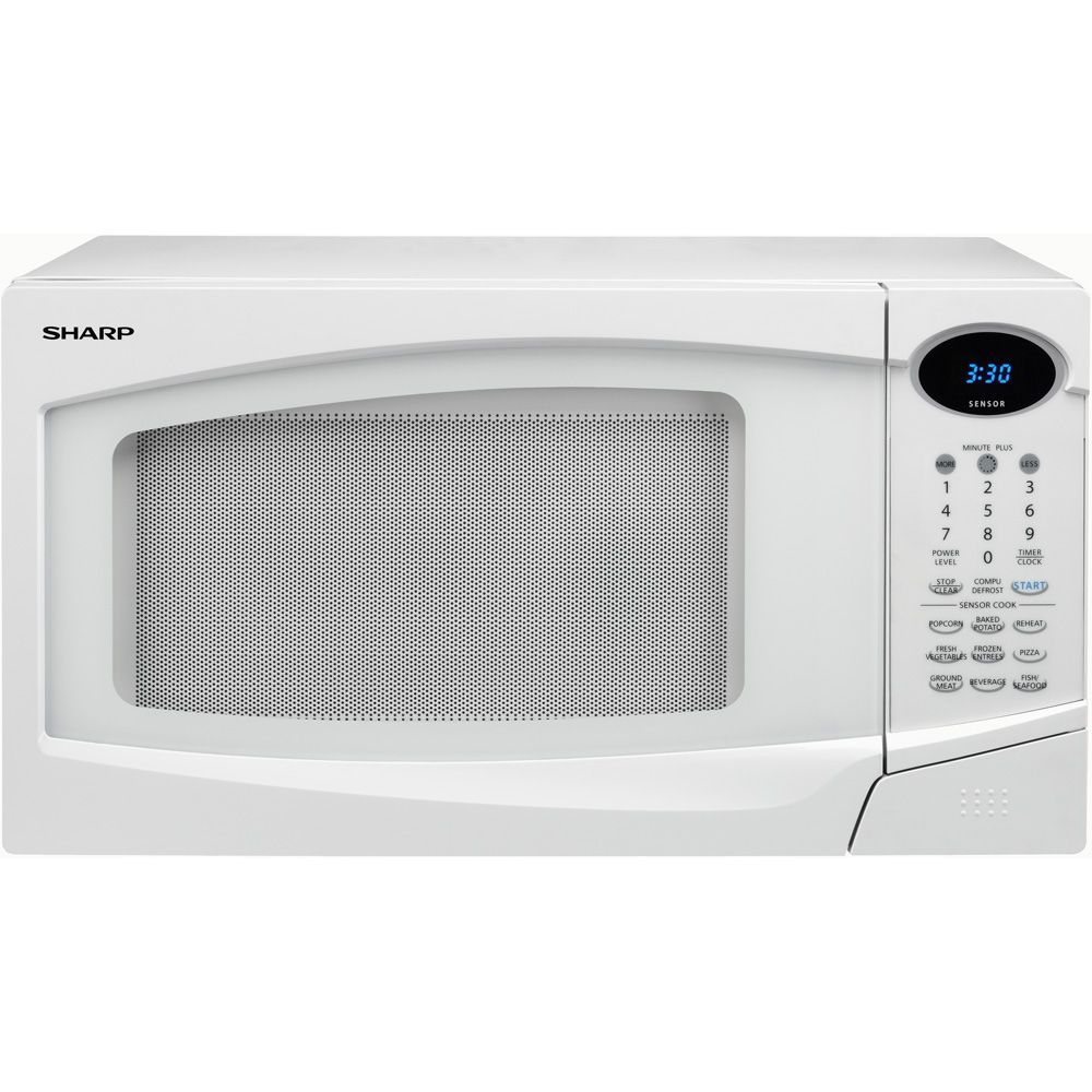 Sharp R-323TWC 1.0 Cu. Ft. 1100W Microwave w/ Sensor Cook - White at Kmart.com