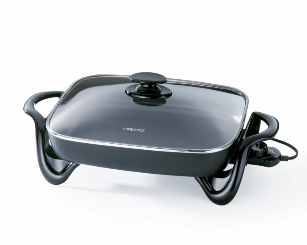 National Presto 16" Electric Skillet with Glass Cover