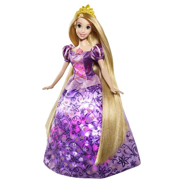 Mattel Disney TANGLED Sing & Glow Rapunzel Light Up Doll 