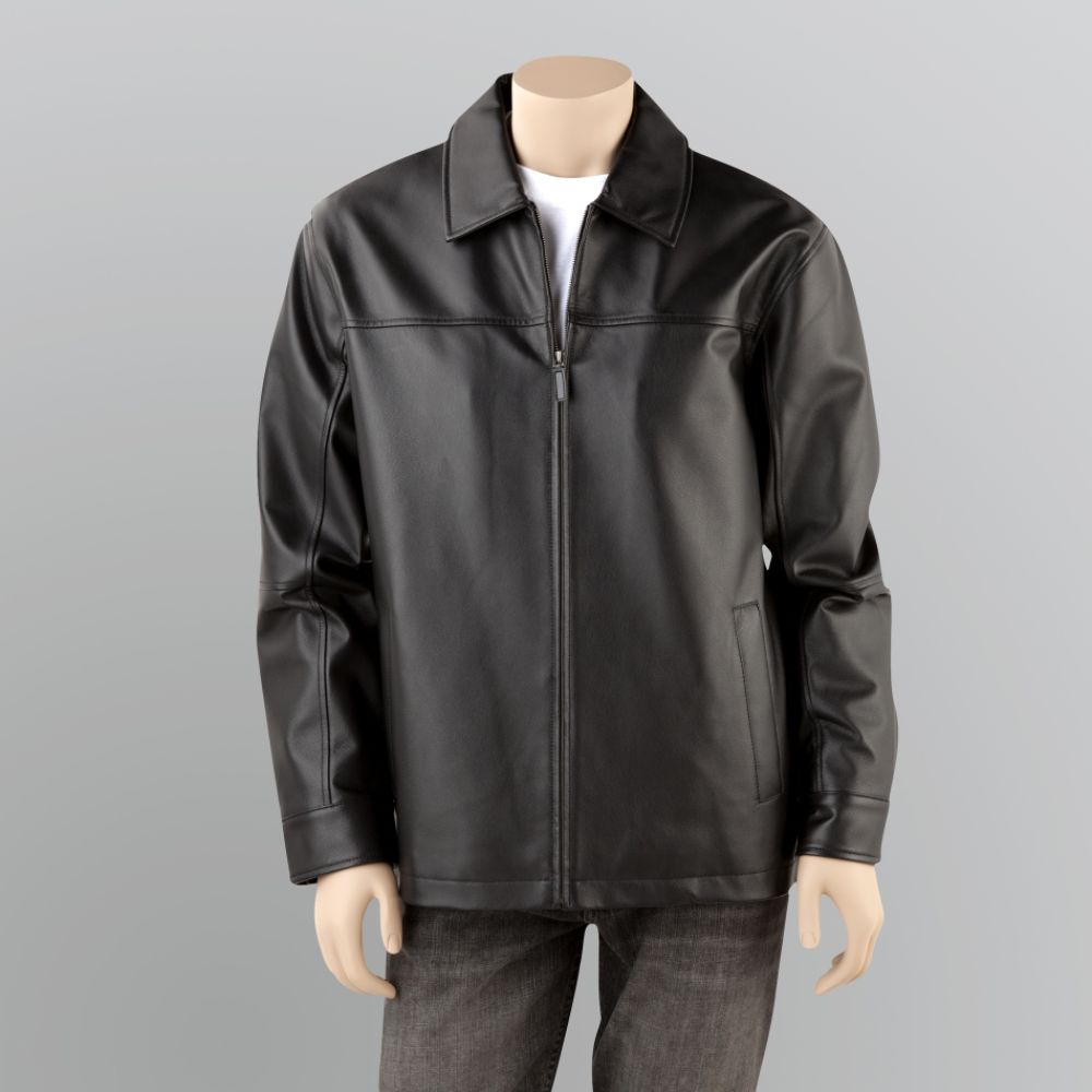 Covington Men's Leather Car Coat