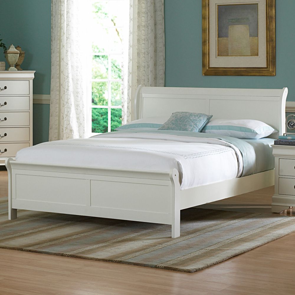 Oxford Creek Queen Bed in Soft White at Sears.com