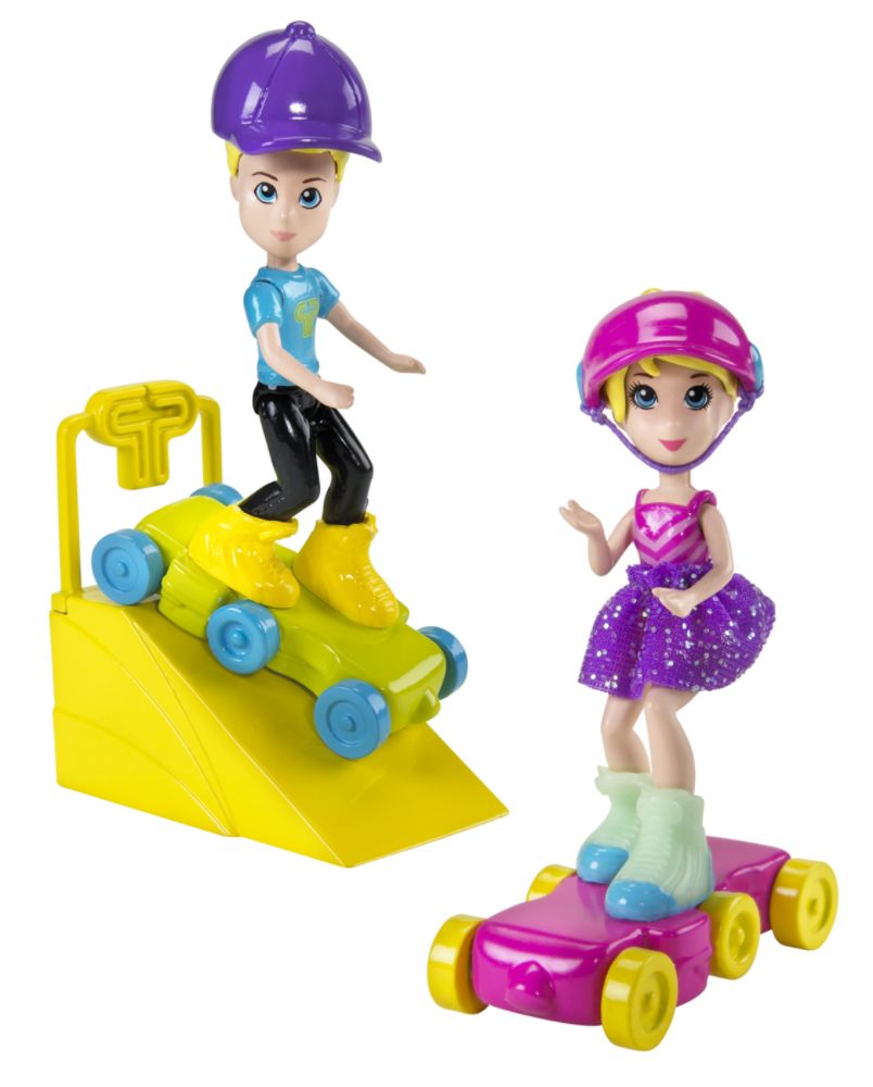 Mattel POLLY POCKET ROLLER SOCCER PLAYSET
