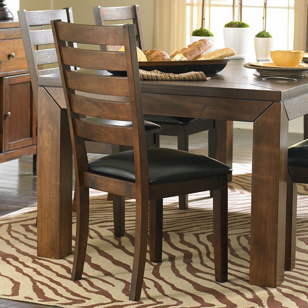 Oxford Creek Dning Chairs in Brown Finish
