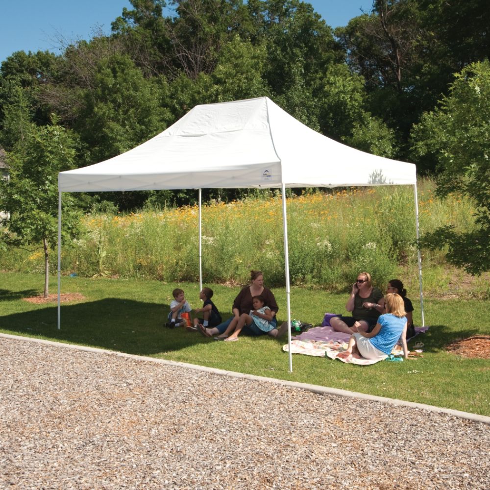 Shelter Logic 10x15 Truss Pro Pop-up Canopy White Cover