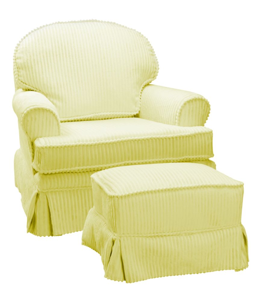 The Rockabye Glider Co Ottoman Yellow Chenille at Sears.com