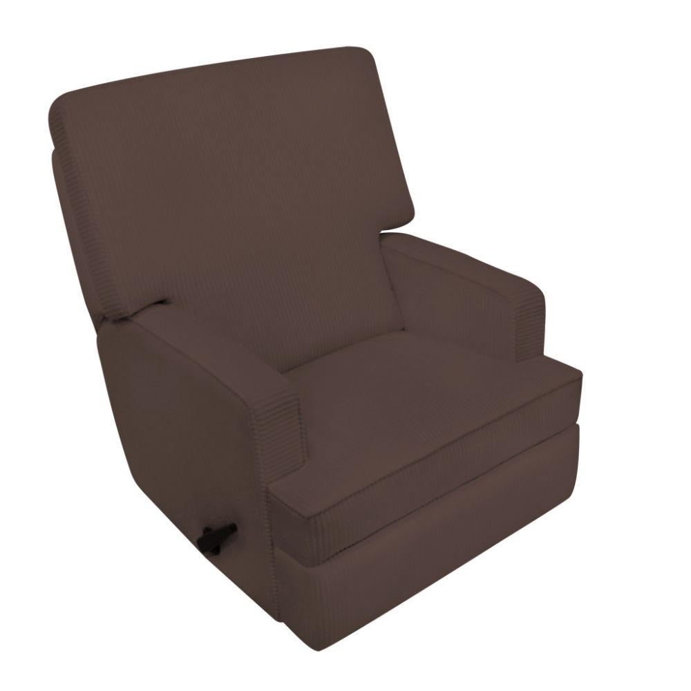 Hannah Nicole Gliders by Newco International, Inc. Studio Recliner Chenille Chocolate