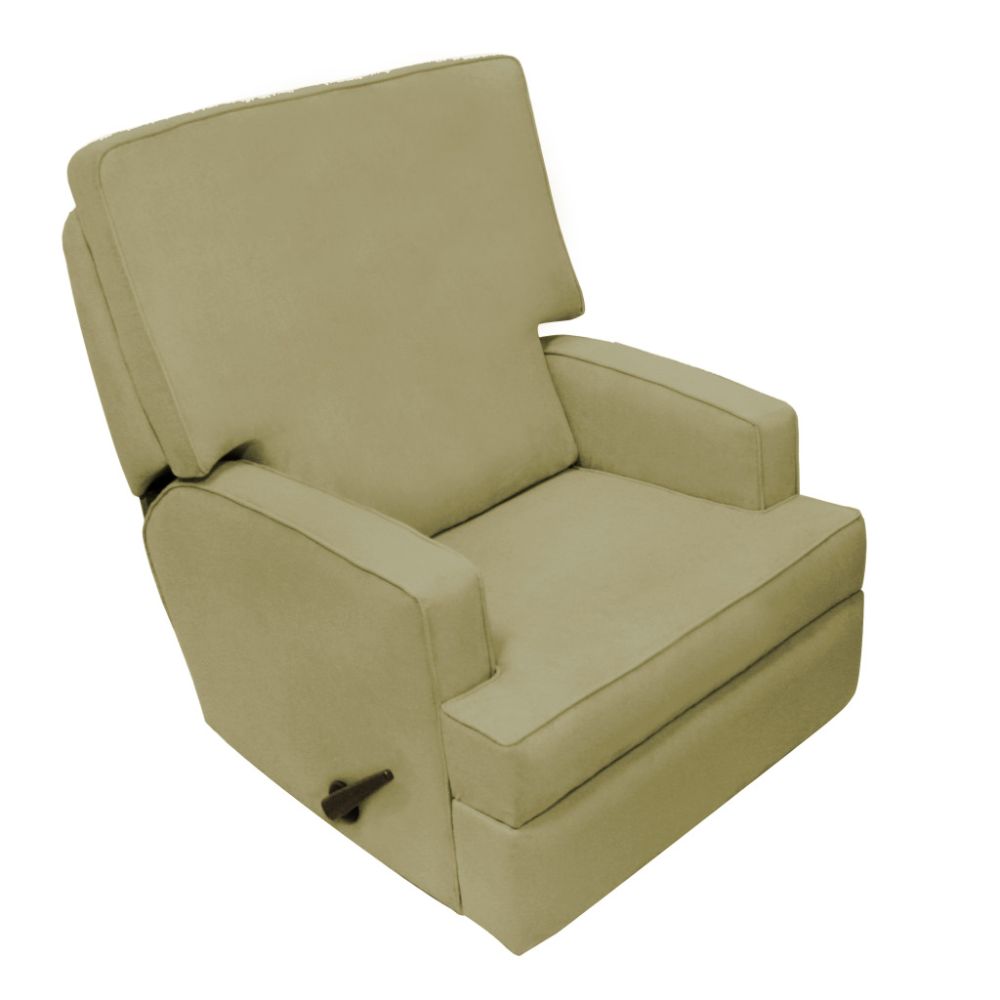 Hannah Nicole Gliders by Newco International, Inc. Studio Recliner Bella Velvet Lichen