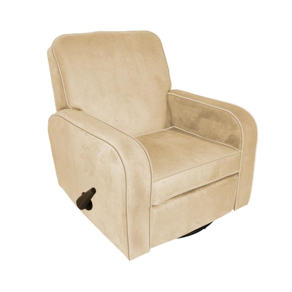 The Rockabye Glider Co Sunny Recliner Beige Micro