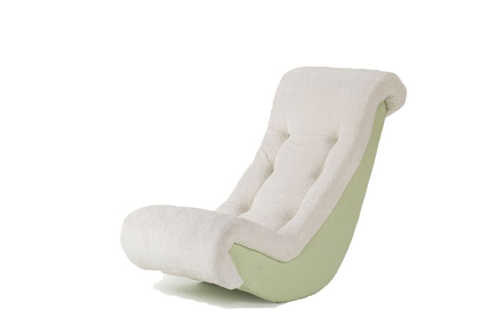 Hannah Baby Banana Rocker Lime Micro with Sherpa