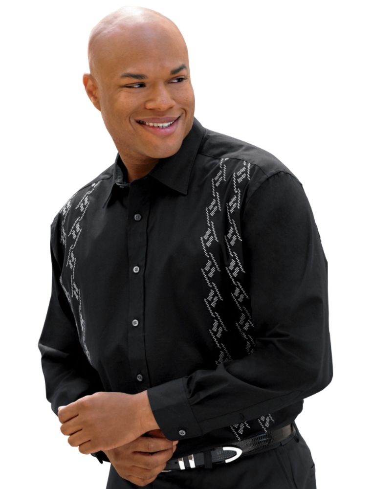 Synrgy Jeans Embroidered Sport Shirt