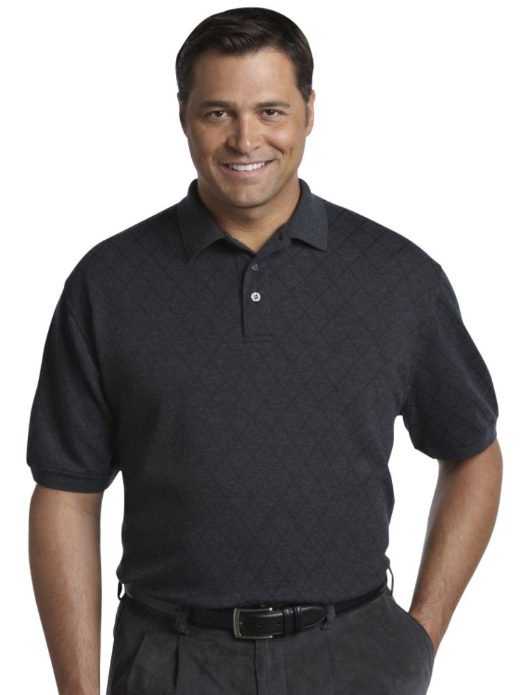 Oak Hill Diamond Mercerized Wicking Polo