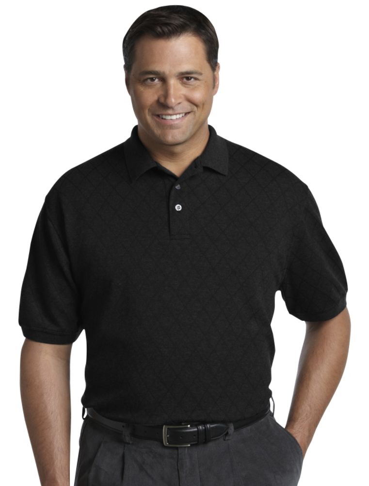 Oak Hill Diamond Mercerized Wicking Polo