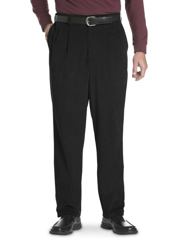 Oak Hill Waist-Relaxer® Pleated Corduroy Pants at Kmart.com