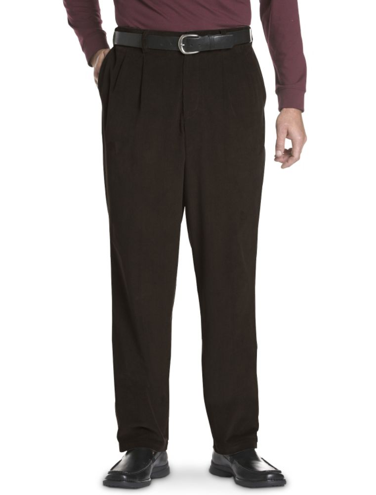 Oak Hill Waist-Relaxer® Pleated Corduroy Pants at Kmart.com