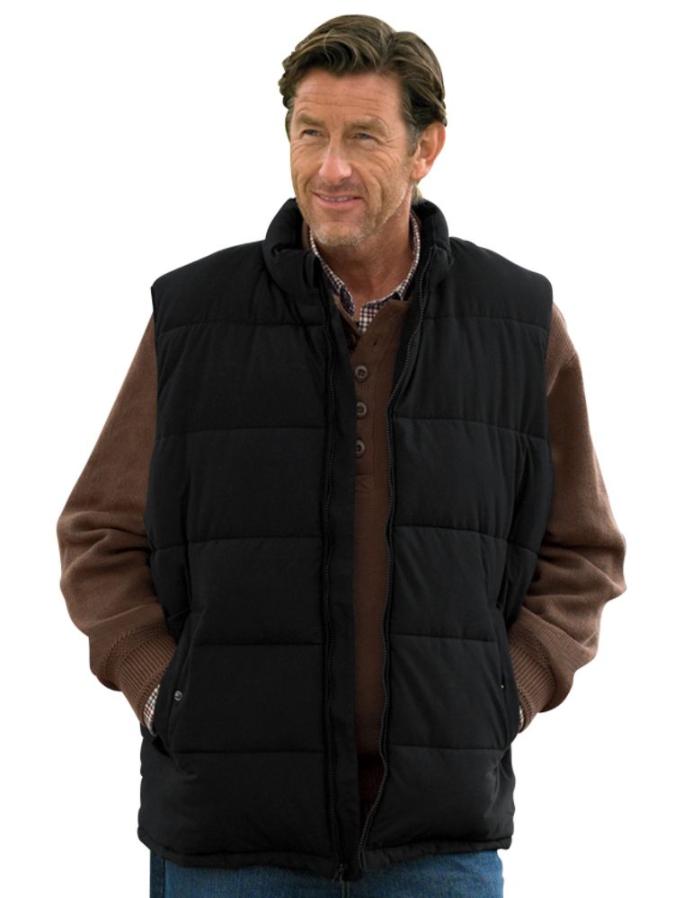 Oak Hill Microfiber Flannel-Lined Vest at Sears.com