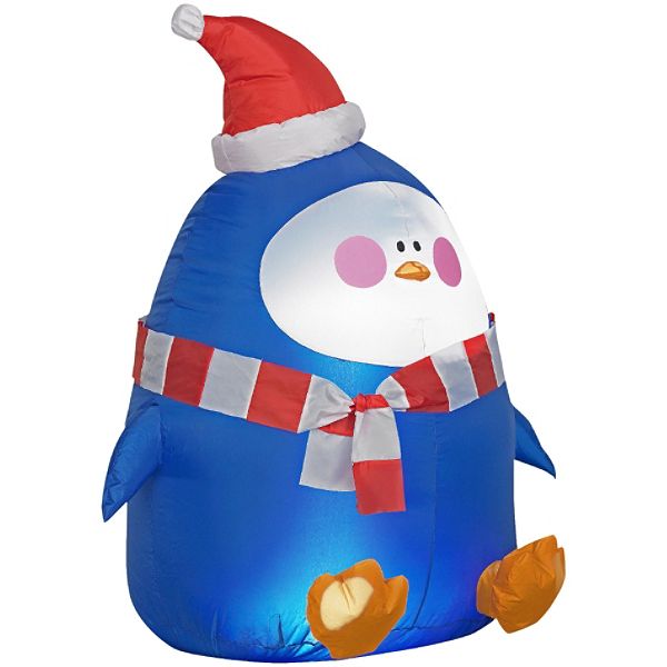 Airblown 4ft Chubby Blue Penguin