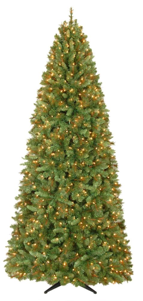 Country Living 9ft Aspen Mountain Slim Christmas Tree with Clear Lights at Kmart.com
