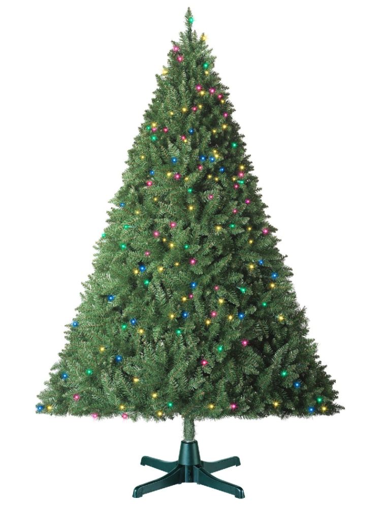 Country Living 7ft Northern Lights Spruce Christmas Tree with Clear Lights at Kmart.com