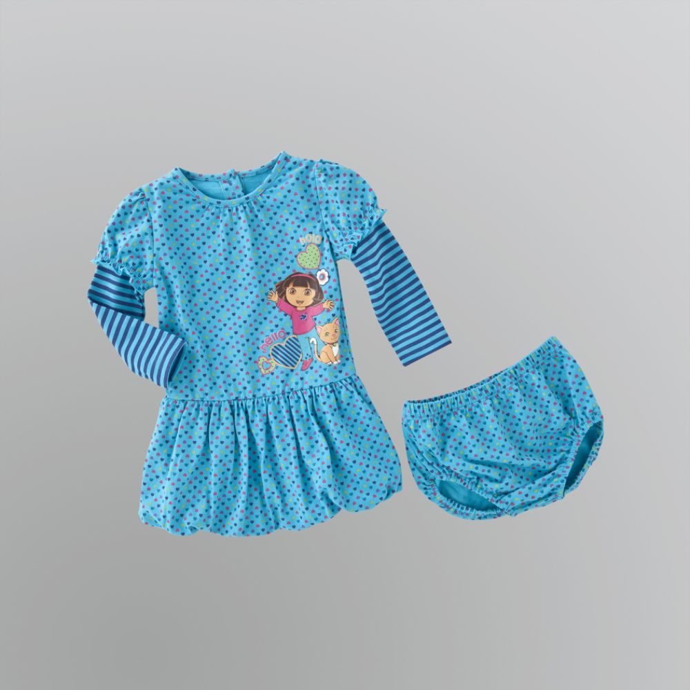 Dora Clothes  Girls on Infant Girl S Dora Dress Set 2 Pc