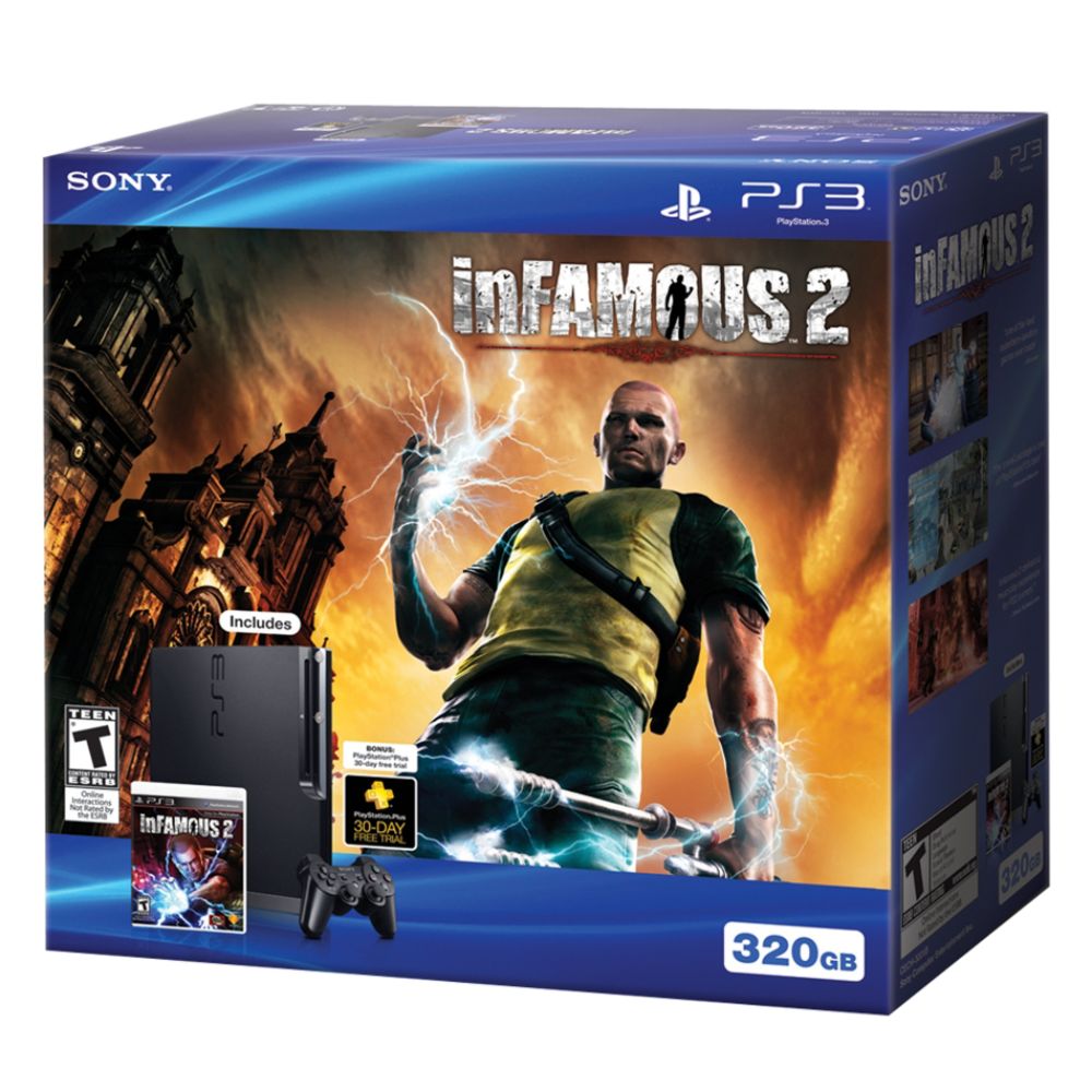 Sony PS3 320GB System with inFAMOUS 2 Game Bundle at Sears.com