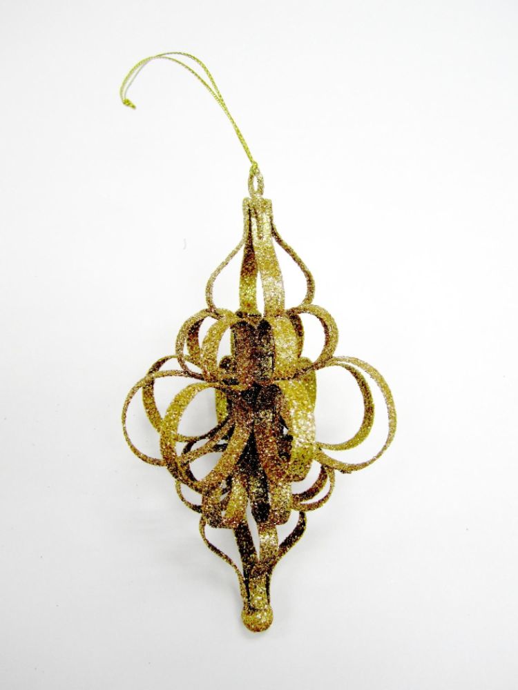 Ty Pennington Golden Adornments Glitter Ribbon Ornament at Kmart.com