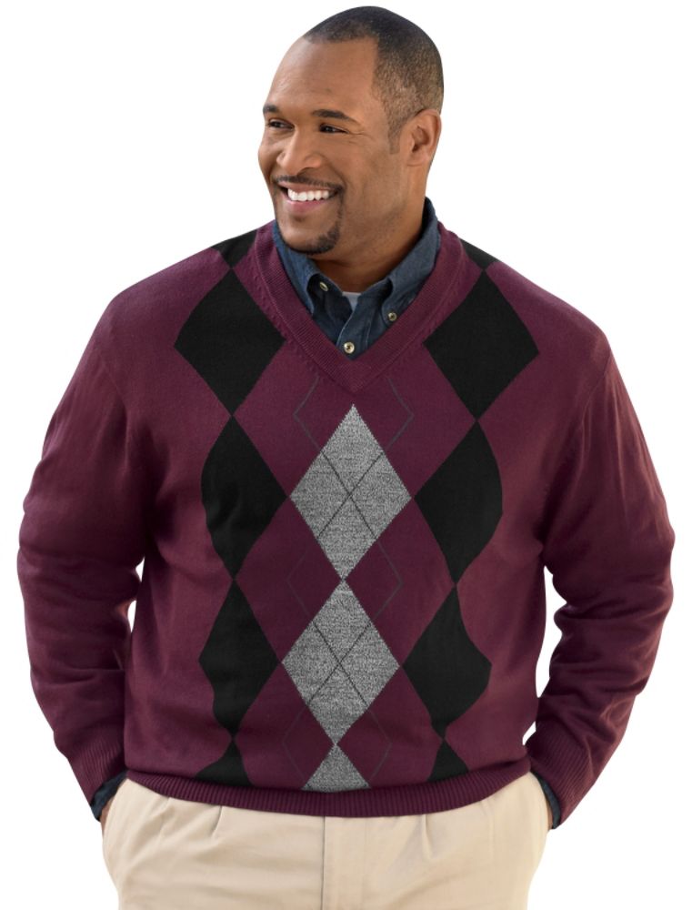 Harbor Bay Soft-Touch Argyle Sweater at Sears.com