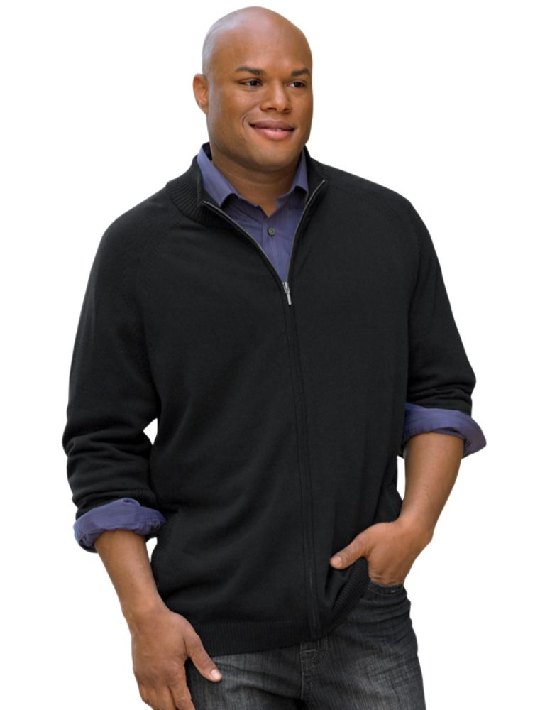 Synrgy Zip Mockneck Cardigan at Sears.com